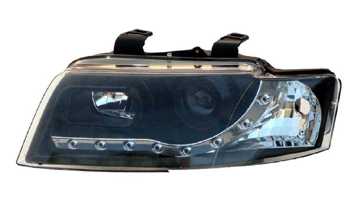 Set+de+phares+look-diurnes+sur+mesure+pour+Audi+A4+8E%2FB6+2001-2004+-+Noir